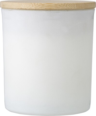 Glaskerze Lucas – Weiß bedrucken, Art.-Nr. 002999999_971833