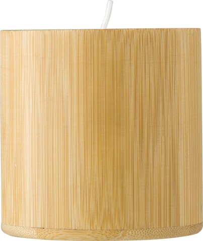 Kerze Eli | Bambus – Braun bedrucken, Art.-Nr. 011999999_971871