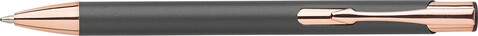 Aluminium-Kugelschreiber Alexander – Grau bedrucken, Art.-Nr. 003999128_971897