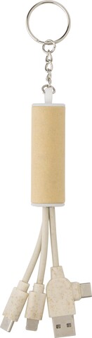 Ladekabel Tyson | Schlüsselanhänger – Braun bedrucken, Art.-Nr. 011999999_976589 Ladekabel Tyson | Schlüsselanhänger – Braun bedrucken, Art.-Nr. 011999999_976589