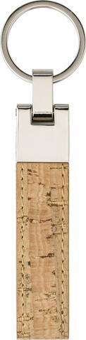 Schlüsselanhänger Keylan aus Kork – Braun bedrucken, Art.-Nr. 011999999_976594