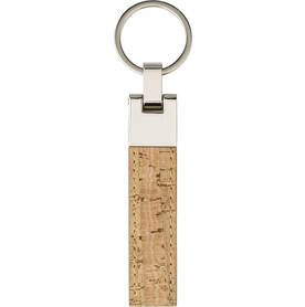 Schlüsselanhänger Keylan aus Kork – Braun bedrucken, Art.-Nr. 011999999_976594