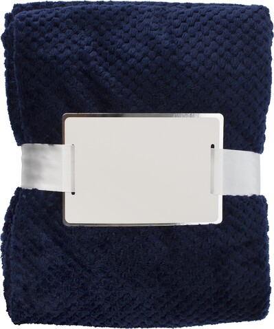 Flanellfleece (230 gr/m²) Decke Nikolai – Blau bedrucken, Art.-Nr. 005999999_976631