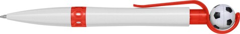 Kugelschreiber Prem | Kunststoff – Rot bedrucken, Art.-Nr. 008999999_9909