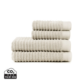 VINGA Landro 500gr/m² Handtuch, 4er Set off white bedrucken, Art.-Nr. V450023