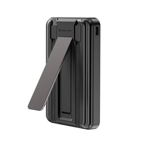 Urban Vitamin Delano 5-in-1 10.000mAh 20W PD magn. Powerbank schwarz bedrucken, Art.-Nr. P322.7201 Urban Vitamin Delano 5-in-1 10.000mAh 20W PD magn. Powerbank schwarz bedrucken, Art.-Nr. P322.7201