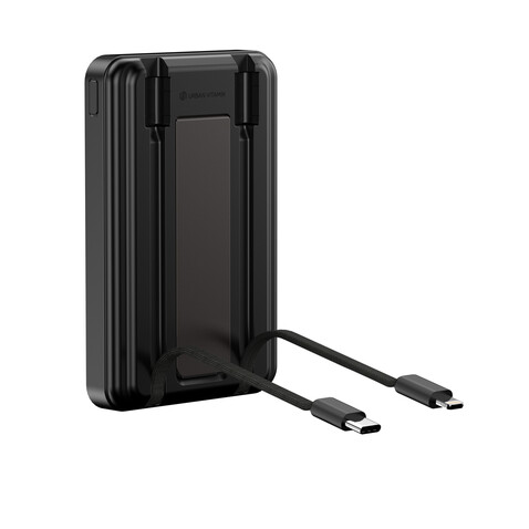 Urban Vitamin Delano 5-in-1 10.000mAh 20W PD magn. Powerbank schwarz bedrucken, Art.-Nr. P322.7201 Urban Vitamin Delano 5-in-1 10.000mAh 20W PD magn. Powerbank schwarz bedrucken, Art.-Nr. P322.7201