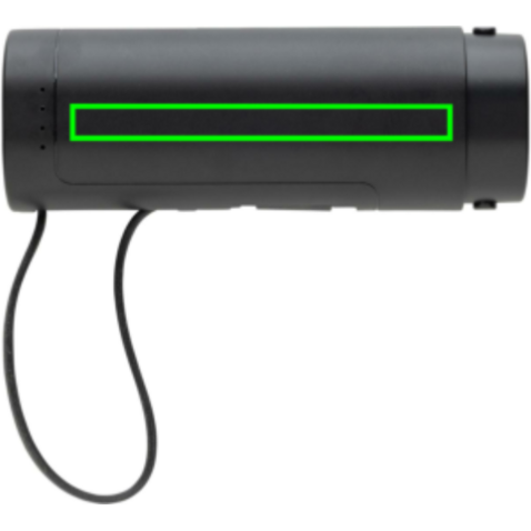 CycleCell 5000mah Powerbank mit herausnehmbarer Batterie schwarz bedrucken, Art.-Nr. P322.5301