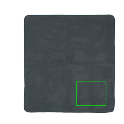 Impact AWARE™ RPET Picknickdecke anthrazit bedrucken, Art.-Nr. P459.072