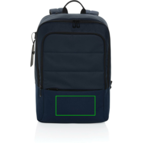 Armond AWARE™ RPET 15.6&quot; Deluxe Laptop-Rucksack navy blau bedrucken, Art.-Nr. P763.285