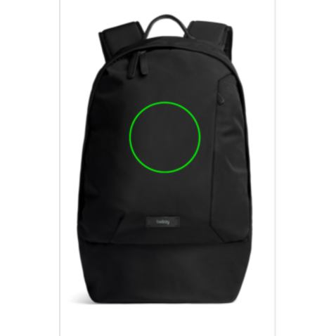 Bellroy Classic Rucksack schwarz bedrucken, Art.-Nr. P763.3301