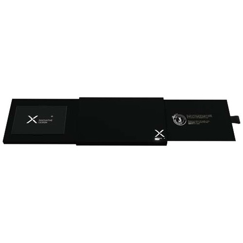 SCX.design P22 5000 mAh ultradünne, magnetische Powerbank, schwarz bedrucken, Art.-Nr. 1PX18490