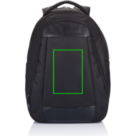 Impact AWARE™ Boardroom-Laptop-Rucksack PVC-frei schwarz bedrucken, Art.-Nr. P763.071