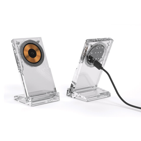 Magcharge 15W magnetischer Wireless-Charging-Stand transparent bedrucken, Art.-Nr. P309.0800