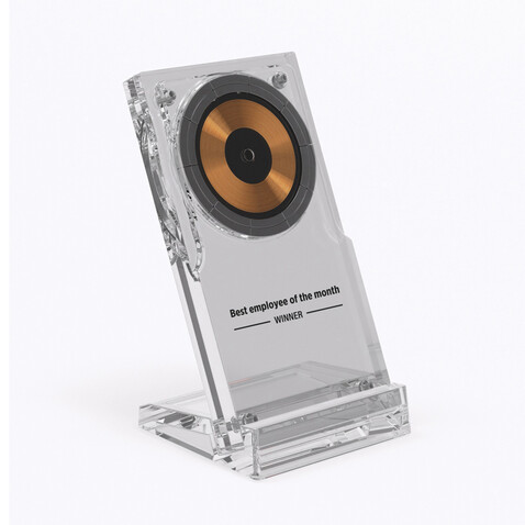 Magcharge 15W magnetischer Wireless-Charging-Stand transparent bedrucken, Art.-Nr. P309.0800