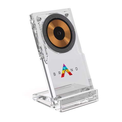 Magcharge 15W magnetischer Wireless-Charging-Stand transparent bedrucken, Art.-Nr. P309.0800