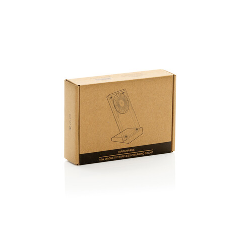 Magcharge 15W magnetischer Wireless-Charging-Stand transparent bedrucken, Art.-Nr. P309.0800