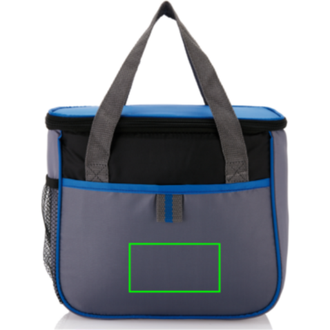 Basic Kühltasche blau, grau bedrucken, Art.-Nr. P733.030