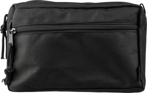 rPET-Kosmetiktasche Natasha – Schwarz bedrucken, Art.-Nr. 001999999_864697