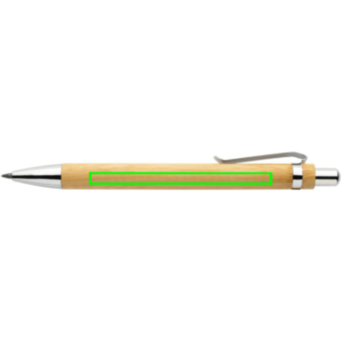Pynn Bambus Infinity-Stift braun bedrucken, Art.-Nr. P611.009