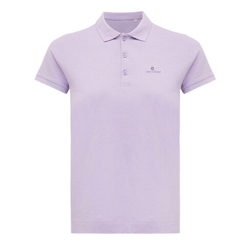 IQONIQ Yosemite Damen Piqué-Poloshirt aus rec. Baumwolle lavender bedrucken, Art.-Nr. T4200.011.M