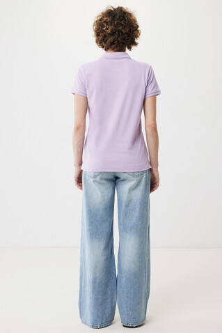 IQONIQ Yosemite Damen Piqué-Poloshirt aus rec. Baumwolle lavender bedrucken, Art.-Nr. T4200.011.M