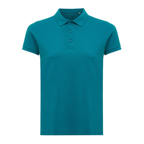 IQONIQ Yosemite Damen Piqué-Poloshirt aus rec. Baumwolle verdigris bedrucken, Art.-Nr. T4200.009.XS