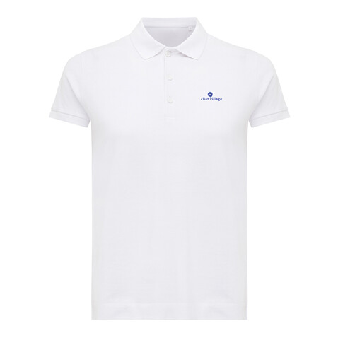 IQONIQ Yosemite Damen Piqué-Poloshirt aus rec. Baumwolle recycled white bedrucken, Art.-Nr. T4200.004.XXS