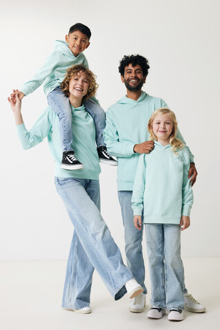 IQONIQ Yengo KidsHoodie mit Seitentaschen aus rec. Baumwolle crushed mint bedrucken, Art.-Nr. T6404.037.34 IQONIQ Yengo KidsHoodie mit Seitentaschen aus rec. Baumwolle crushed mint bedrucken, Art.-Nr. T6404.037.34