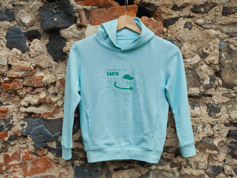 IQONIQ Yengo KidsHoodie mit Seitentaschen aus rec. Baumwolle crushed mint bedrucken, Art.-Nr. T6404.037.34 IQONIQ Yengo KidsHoodie mit Seitentaschen aus rec. Baumwolle crushed mint bedrucken, Art.-Nr. T6404.037.34