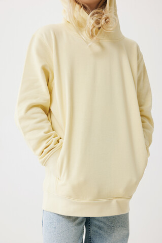 IQONIQ Yengo KidsHoodie mit Seitentaschen aus rec. Baumwolle cream yellow bedrucken, Art.-Nr. T6404.036.910