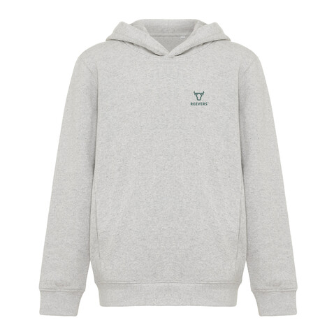 IQONIQ Yengo KidsHoodie mit Seitentaschen aus rec. Baumwolle light heather grey bedrucken, Art.-Nr. T6404.032.910 IQONIQ Yengo KidsHoodie mit Seitentaschen aus rec. Baumwolle light heather grey bedrucken, Art.-Nr. T6404.032.910