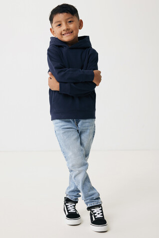 IQONIQ Yengo KidsHoodie mit Seitentaschen aus rec. Baumwolle navy blau bedrucken, Art.-Nr. T6404.002.910 IQONIQ Yengo KidsHoodie mit Seitentaschen aus rec. Baumwolle navy blau bedrucken, Art.-Nr. T6404.002.910