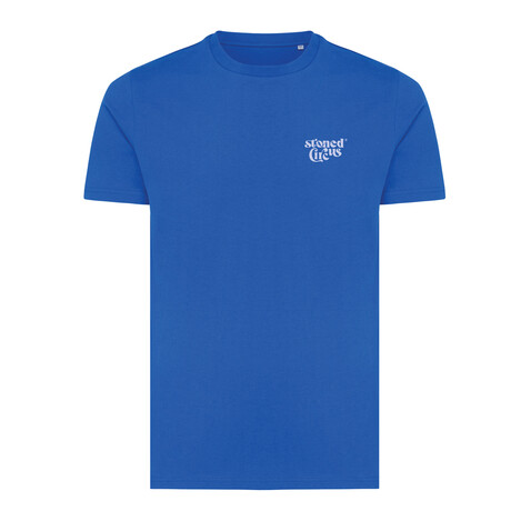 IQONIQ Bryce T-Shirt aus recycelter Baumwolle Königsblau bedrucken, Art.-Nr. T9100.025.S