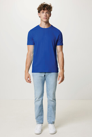 IQONIQ Bryce T-Shirt aus recycelter Baumwolle Königsblau bedrucken, Art.-Nr. T9100.025.S