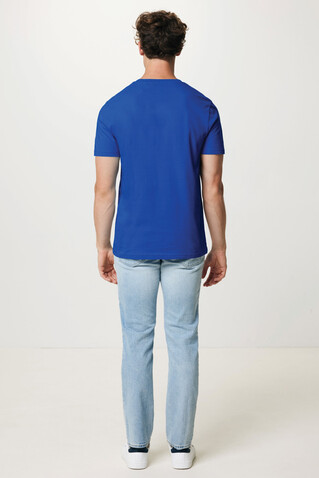 IQONIQ Bryce T-Shirt aus recycelter Baumwolle Königsblau bedrucken, Art.-Nr. T9100.025.S