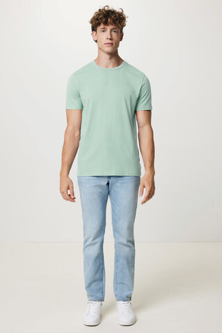 IQONIQ Bryce T-Shirt aus recycelter Baumwolle Iceberg green bedrucken, Art.-Nr. T9100.023.XL