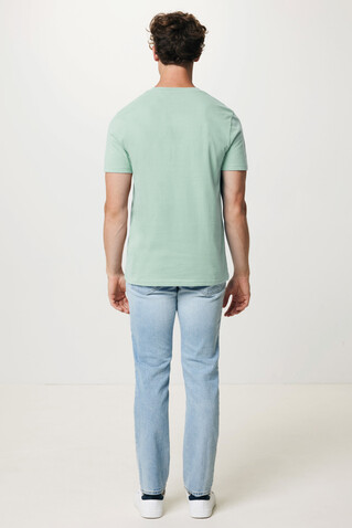 IQONIQ Bryce T-Shirt aus recycelter Baumwolle Iceberg green bedrucken, Art.-Nr. T9100.023.XL