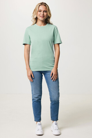 IQONIQ Bryce T-Shirt aus recycelter Baumwolle Iceberg green bedrucken, Art.-Nr. T9100.023.XL