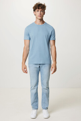 IQONIQ Bryce T-Shirt aus recycelter Baumwolle sky blue bedrucken, Art.-Nr. T9100.022.XXL IQONIQ Bryce T-Shirt aus recycelter Baumwolle sky blue bedrucken, Art.-Nr. T9100.022.XXL