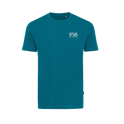 IQONIQ Bryce T-Shirt aus recycelter Baumwolle verdigris bedrucken, Art.-Nr. T9100.009.XXS