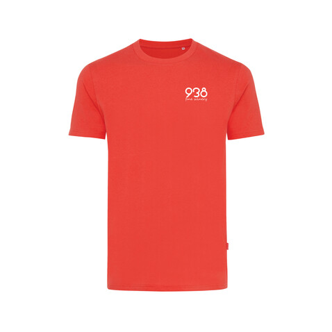 IQONIQ Bryce T-Shirt aus recycelter Baumwolle luscious red bedrucken, Art.-Nr. T9100.008.XS