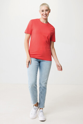 IQONIQ Bryce T-Shirt aus recycelter Baumwolle luscious red bedrucken, Art.-Nr. T9100.008.XS