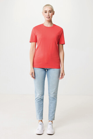 IQONIQ Bryce T-Shirt aus recycelter Baumwolle luscious red bedrucken, Art.-Nr. T9100.008.XS