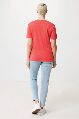IQONIQ Bryce T-Shirt aus recycelter Baumwolle luscious red bedrucken, Art.-Nr. T9100.008.XS