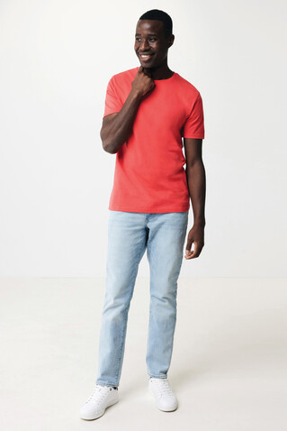 IQONIQ Bryce T-Shirt aus recycelter Baumwolle luscious red bedrucken, Art.-Nr. T9100.008.XS