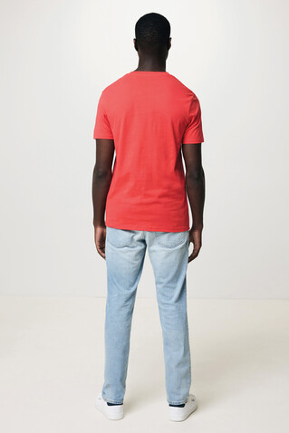 IQONIQ Bryce T-Shirt aus recycelter Baumwolle luscious red bedrucken, Art.-Nr. T9100.008.XS