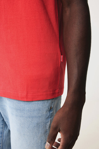 IQONIQ Bryce T-Shirt aus recycelter Baumwolle luscious red bedrucken, Art.-Nr. T9100.008.XS