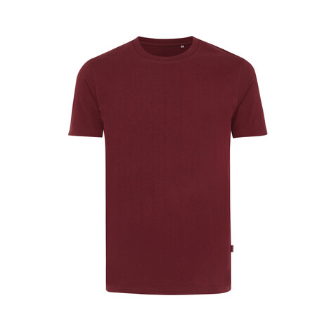 IQONIQ Bryce T-Shirt aus recycelter Baumwolle burgunderrot bedrucken, Art.-Nr. T9100.007.S