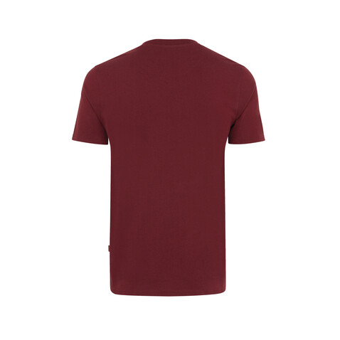 IQONIQ Bryce T-Shirt aus recycelter Baumwolle burgunderrot bedrucken, Art.-Nr. T9100.007.S